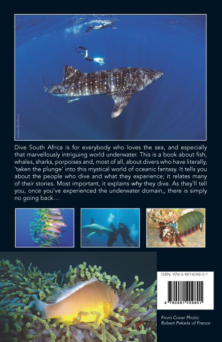 DIVE SOUTH AFRICA Book back cover 